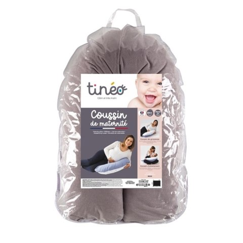 Tineo Tineo Poduszka Ciążowa i Poduszka do Karmienia 2w1 Grey Tineo Tineo Poduszka Ciążowa i Poduszka do Karmienia 2w1 Grey