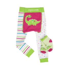 Zoocchini Zoocchini Legginsy i Skarpetki Dino Nowy 12-18M