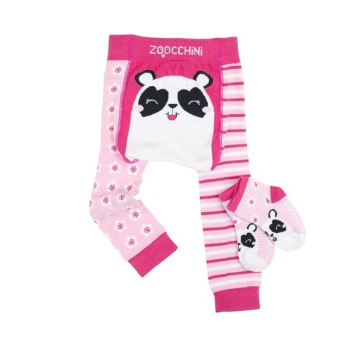 Zoocchini Zoocchini Legginsy i Skarpetki Panda 6-12M Zoocchini Zoocchini Legginsy i Skarpetki Panda 6-12M