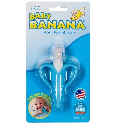 Baby Banana Baby Banana Szczoteczka Treningowa Blue Baby Banana Baby Banana Szczoteczka Treningowa Blue