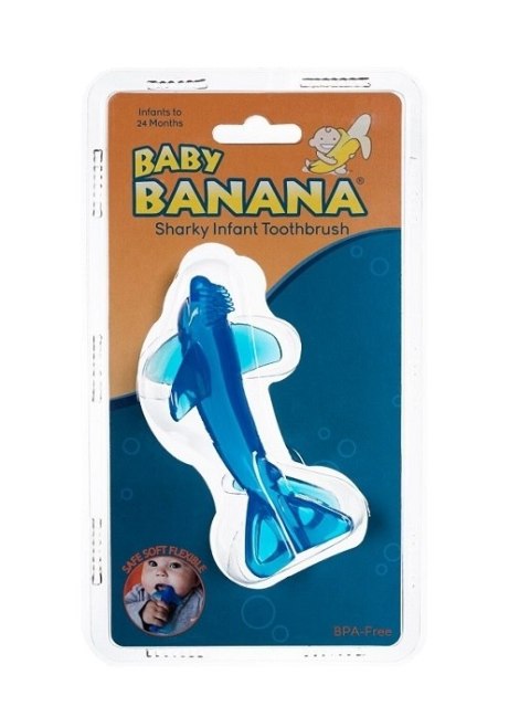Baby Banana Baby Banana Szczoteczka Treningowa Rekin Baby Banana Baby Banana Szczoteczka Treningowa Rekin