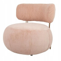 King Home Fotel LOW TEDDY PINK różowy podstawa stal lakierowana King Home Fotel LOW TEDDY PINK różowy podstawa stal lakierowana