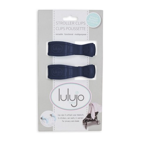 Lulujo Lulujo Klipsy do Kocyka 2szt Navy Lulujo Lulujo Klipsy do Kocyka 2szt Navy