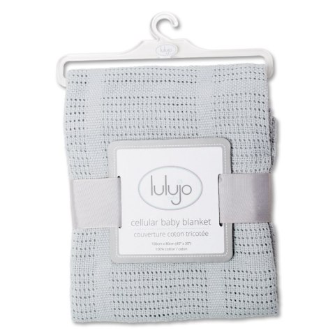Lulujo Lulujo Kocyk Bawełniany Tkany Grey Lulujo Lulujo Kocyk Bawełniany Tkany Grey