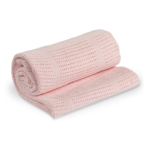 Lulujo Lulujo Kocyk Bawełniany Tkany Pink Lulujo Lulujo Kocyk Bawełniany Tkany Pink
