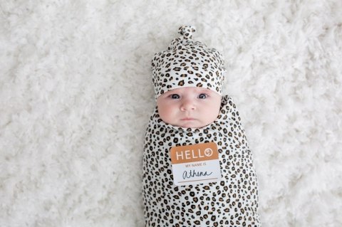 Lulujo Lulujo Zestaw Kocyk + Czapka Gepard Lulujo Lulujo Zestaw Kocyk + Czapka Gepard