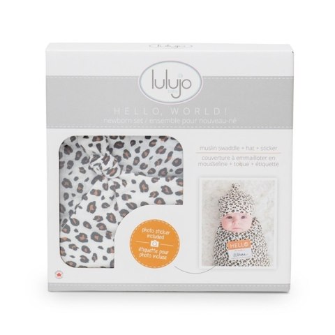 Lulujo Lulujo Zestaw Kocyk + Czapka Gepard Lulujo Lulujo Zestaw Kocyk + Czapka Gepard