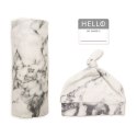 Lulujo Lulujo Zestaw Kocyk + Czapka Marble Lulujo Lulujo Zestaw Kocyk + Czapka Marble