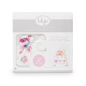Lulujo Lulujo Zestaw Kocyk + Czapka Posies Lulujo Lulujo Zestaw Kocyk + Czapka Posies