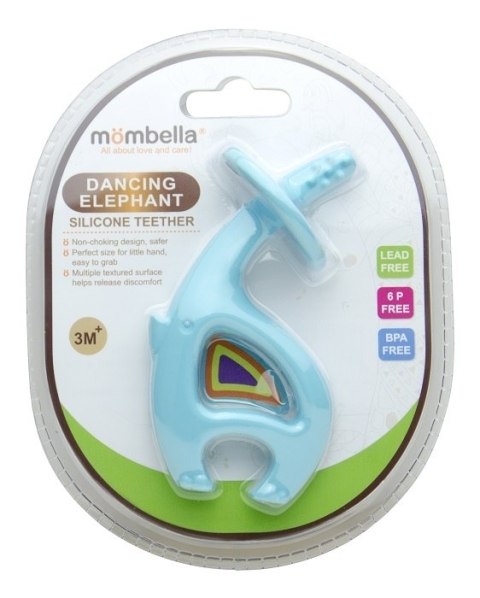 Mombella Mombella Gryzak Dancing Elephant Blue Mombella Mombella Gryzak Dancing Elephant Blue