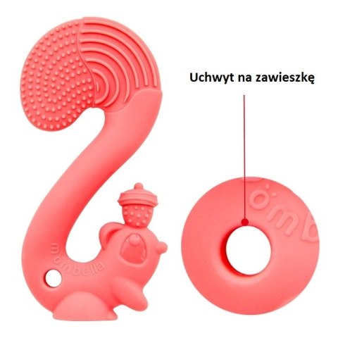 Mombella Mombella Gryzak Zabawka Squirrel Green Mombella Mombella Gryzak Zabawka Squirrel Green