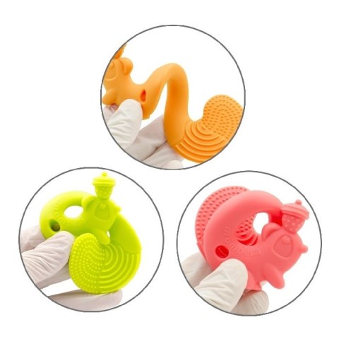 Mombella Mombella Gryzak Zabawka Squirrel Green Mombella Mombella Gryzak Zabawka Squirrel Green