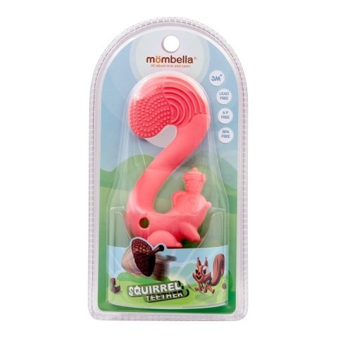 Mombella Mombella Gryzak Zabawka Squirrel Red Mombella Mombella Gryzak Zabawka Squirrel Red