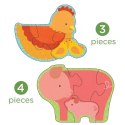 Petit Collage Petit Collage Pierwsze Puzzle Farma Baby Petit Collage Petit Collage Pierwsze Puzzle Farma Baby