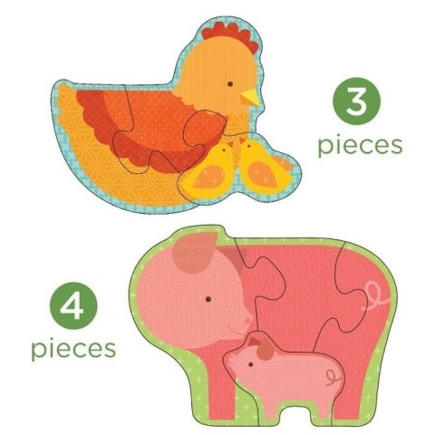 Petit Collage Petit Collage Pierwsze Puzzle Farma Baby Petit Collage Petit Collage Pierwsze Puzzle Farma Baby