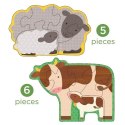 Petit Collage Petit Collage Pierwsze Puzzle Farma Baby Petit Collage Petit Collage Pierwsze Puzzle Farma Baby
