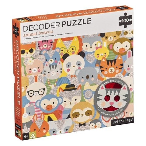 Petit Collage Petit Collage Puzzle Ukryte Obrazki Animal Petit Collage Petit Collage Puzzle Ukryte Obrazki Animal