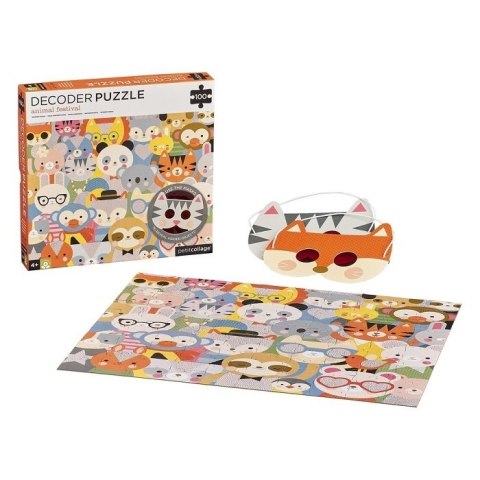 Petit Collage Petit Collage Puzzle Ukryte Obrazki Animal Petit Collage Petit Collage Puzzle Ukryte Obrazki Animal