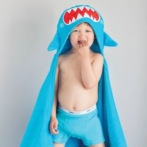 Zoocchini Zoocchini Ręcznik Z Kapturem Rekin Zoocchini Zoocchini Ręcznik Z Kapturem Rekin
