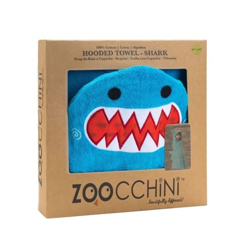 Zoocchini Zoocchini Ręcznik Z Kapturem Rekin Zoocchini Zoocchini Ręcznik Z Kapturem Rekin