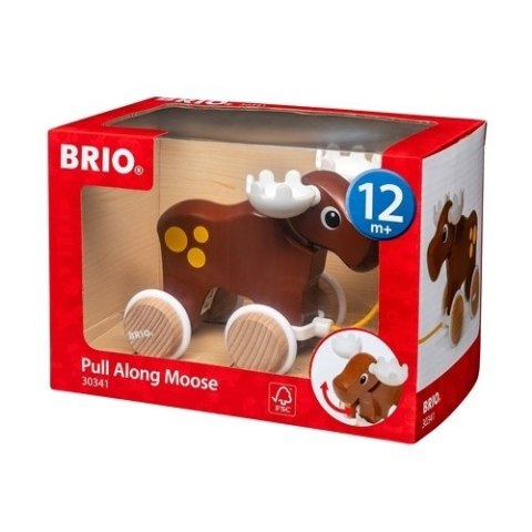 BRIO BRIO Zabawka do Ciągnięcia Łoś BRIO BRIO Zabawka do Ciągnięcia Łoś