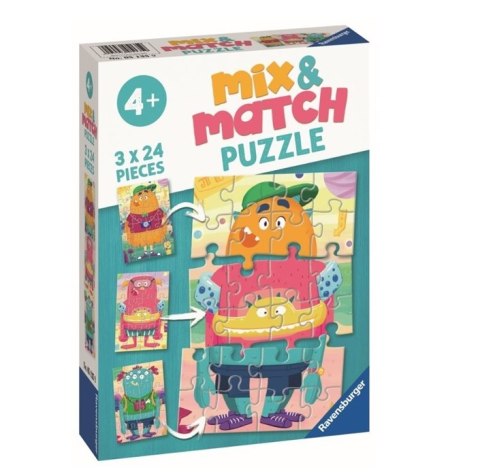 BRIO Ravensburger Mix&Match Puzzle Potworki BRIO Ravensburger Mix&Match Puzzle Potworki