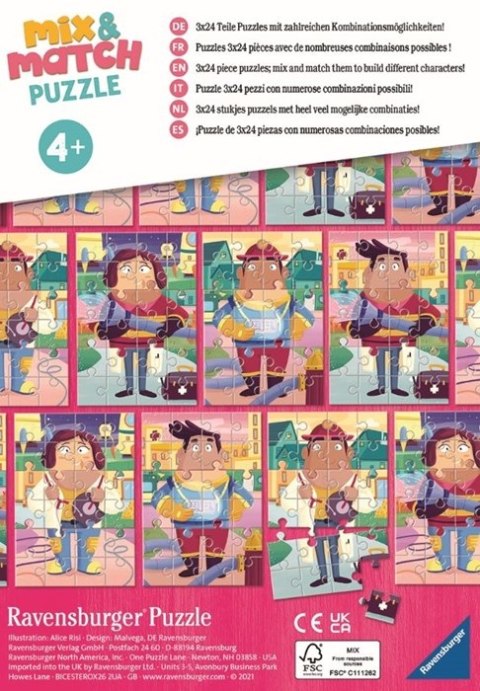 BRIO Ravensburger Mix&Match Puzzle Zawody BRIO Ravensburger Mix&Match Puzzle Zawody