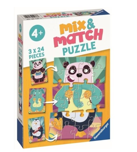 BRIO Ravensburger Mix&Match Puzzle Zwierzaczki BRIO Ravensburger Mix&Match Puzzle Zwierzaczki
