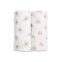 Lulujo Lulujo Boho Kocyk Muślinowy Rainbows/Suns 2szt. Lulujo Lulujo Boho Kocyk Muślinowy Rainbows/Suns 2szt.