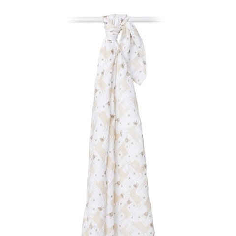 Lulujo Lulujo Kocyk Muślinowy Modern Lama Lulujo Lulujo Kocyk Muślinowy Modern Lama