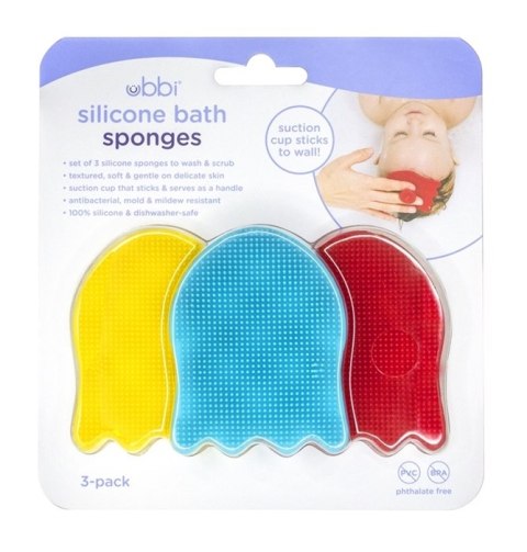 Ubbi Ubbi Silikonowe Myjki dla Dzieci 3 szt. Ubbi Ubbi Silikonowe Myjki dla Dzieci 3 szt.