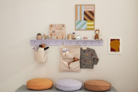 Kids Concept Kids Concept Star Półka Ścienna z Wieszakami Mango Kids Concept Kids Concept Star Półka Ścienna z Wieszakami Mango