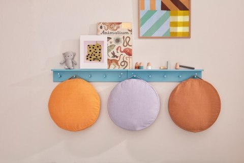 Kids Concept Kids Concept Star Półka Ścienna z Wieszakami Turqoise Kids Concept Kids Concept Star Półka Ścienna z Wieszakami Turqoise