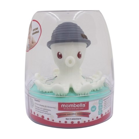 Mombella Mombella Gryzak Zabawka Ośmiornica Grey Mombella Mombella Gryzak Zabawka Ośmiornica Grey