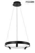 Moosee MOOSEE lampa wisząca CIRCLE SPOT 60 BLACK grafitowa