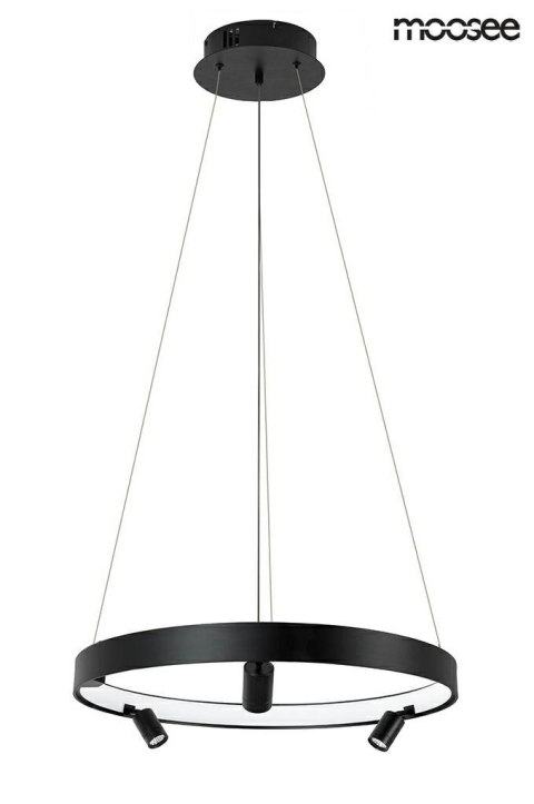 Moosee MOOSEE lampa wisząca CIRCLE SPOT 60 BLACK grafitowa Moosee MOOSEE lampa wisząca CIRCLE SPOT 60 BLACK grafitowa