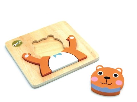Oops Oops Układanka Puzzle 3D Miś 12m+ Oops Oops Układanka Puzzle 3D Miś 12m+