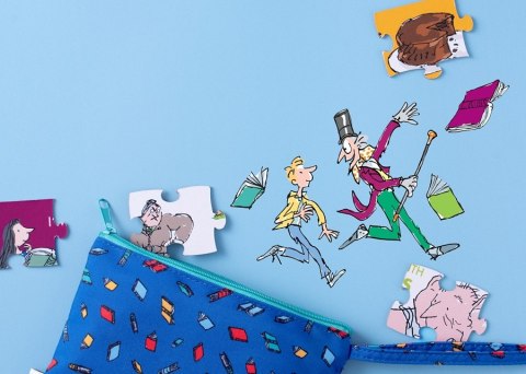 Petit Collage Petit Collage Puzzle Dwustronne Roald Dahl Książki Petit Collage Petit Collage Puzzle Dwustronne Roald Dahl Książki