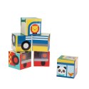 Petit Collage Petit Collage Puzzle Klocki Pojazdy Petit Collage Petit Collage Puzzle Klocki Pojazdy