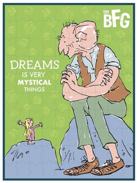 Petit Collage Petit Collage Puzzle Roald Dahl BFG Bardzo Fajny Gigant Petit Collage Petit Collage Puzzle Roald Dahl BFG Bardzo Fajny Gigant