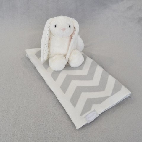 Shnuggle Shnuggle Kocyk Tkany dla Dziecka 90x70cm Grey Shnuggle Shnuggle Kocyk Tkany dla Dziecka 90x70cm Grey