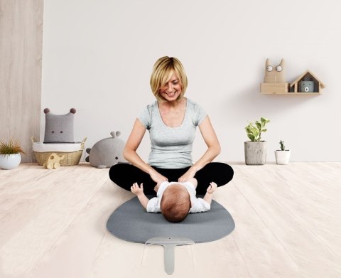 Shnuggle Shnuggle Mata do Zabawy Yoga Grey Shnuggle Shnuggle Mata do Zabawy Yoga Grey
