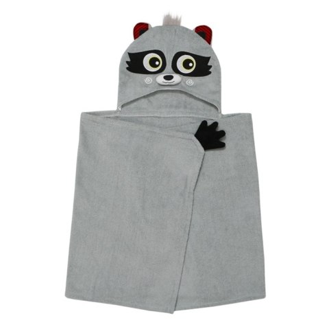 Zoocchini Zoocchini Ręcznik dla Dziecka z Kapturem Szop Pracz Zoocchini Zoocchini Ręcznik dla Dziecka z Kapturem Szop Pracz