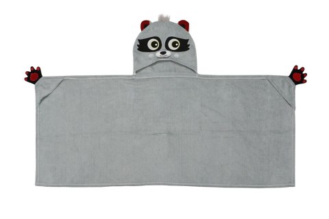 Zoocchini Zoocchini Ręcznik dla Dziecka z Kapturem Szop Pracz Zoocchini Zoocchini Ręcznik dla Dziecka z Kapturem Szop Pracz