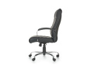 Halmar TEKSAS fotel obrotowy gabinetowy czarny - skóra/ PVC TILT Halmar TEKSAS fotel obrotowy gabinetowy czarny - skóra/ PVC TILT