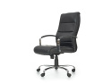 Halmar TEKSAS fotel obrotowy gabinetowy czarny - skóra/ PVC TILT Halmar TEKSAS fotel obrotowy gabinetowy czarny - skóra/ PVC TILT