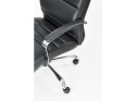 Halmar TEKSAS fotel obrotowy gabinetowy czarny - skóra/ PVC TILT Halmar TEKSAS fotel obrotowy gabinetowy czarny - skóra/ PVC TILT