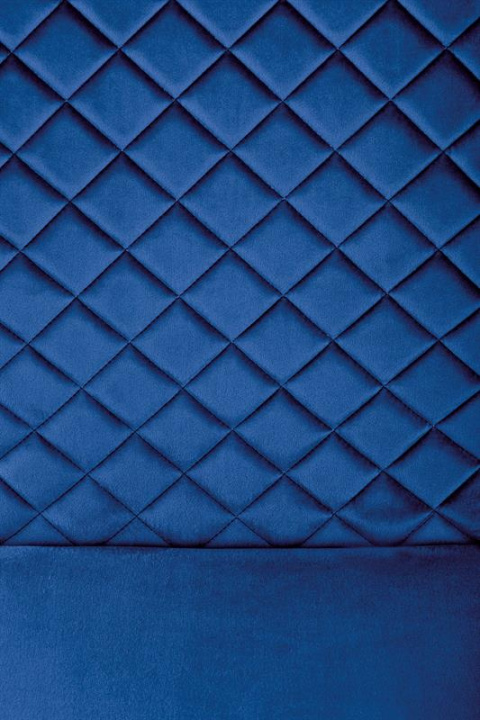 Halmar K442 krzesło pikowane granatowy materiał: tkanina velvet / stal Halmar K442 krzesło pikowane granatowy materiał: tkanina velvet / stal
