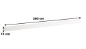 Halmar VENTO COK-200/10 cokół dąb craft - płyta meblowa laminowana - cokół do szafek kuchennych Halmar VENTO COK-200/10 cokół dąb craft - płyta meblowa laminowana - cokół do szafek kuchennych
