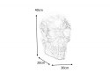 Invicta Interior INVICTA dekoracja ścienna SKULL srebrna metalowa Invicta Interior INVICTA dekoracja ścienna SKULL srebrna metalowa